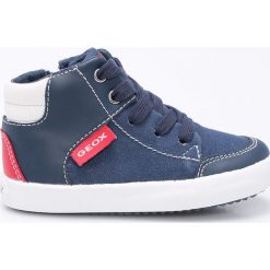 Geox - Buty dziecięce. Szare buty chłopięce sportowe marki Geox, z gumy, z okrągłym noskiem, na sznurówki. W wyprzedaży za 159,90 zł.