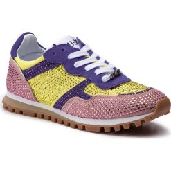 Sneakersy LIU JO - Alexa BXX049 PX040 Lotus/Gothic/Y S16B3. Różowe półbuty damskie Liu Jo, ze skóry. Za 649,00 zł.