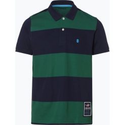 IZOD - Męska koszulka polo, niebieski. Niebieskie koszulki męskie IZOD, m, w paski, z materiału, bez rękawów. Za 149,95 zł.