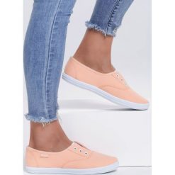 Pomarańczowe Tenisówki Along The Way. Pomarańczowe trampki i tenisówki damskie Renee, w paski, z paskami. Za 29,99 zł.