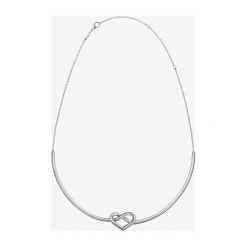 Calvin Klein Naszyjnik Srebrny. Szare naszyjniki damskie Calvin Klein, srebrne. Za 368,95 zł.