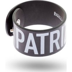 BRANSOLETKA PATRIZIA PEPE. Czarne bransoletki damskie ze skóry, srebrne. Za 239,00 zł.