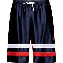Szorty sportowe Tommy Sport S10S100191. Niebieskie spodnie damskie Tommy Sport, s, z poliesteru. W wyprzedaży za 169,00 zł.