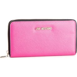 Duży Portfel Damski LOVE MOSCHINO - JC5552PP06LQ0604 Fuxia. Różowe portfele damskie Love Moschino, bez wzorów, ze skóry ekologicznej. W wyprzedaży za 269,00 zł.