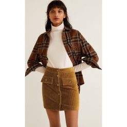 Mango - Spódnica Farrah. Szare bez kategorii marki Mango, l, z elastanu, mini. W wyprzedaży za 49,90 zł.