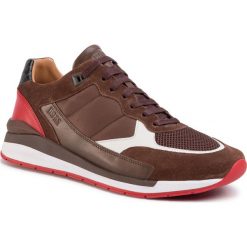 Sneakersy BOSS - Element 50428292 10214603 01 Open Brown 246. Pomarańczowe sneakersy męskie Boss, na co dzień, bez wzorów, ze skóry, bez zapięcia. Za 999,00 zł.