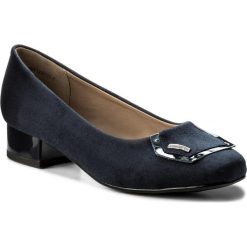Półbuty CLARA BARSON - W17SS707-2 Granatowy. Niebieskie półbuty damskie Clara Barson, na co dzień, bez wzorów, ze skóry ekologicznej, bez obcasa, na obcasie, bez zapięcia. W wyprzedaży za 39,99 zł.