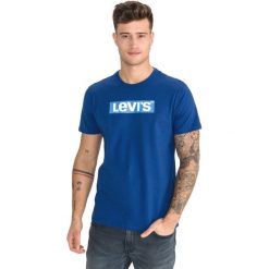 Levi's Koszulka Niebieski. Niebieskie podkoszulki męskie Levi's®, s, z nadrukiem, z bawełny, z krótkim rękawem. Za 102,95 zł.