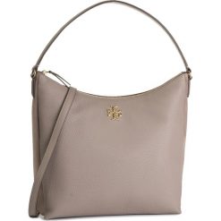 Torebka TORY BURCH - Kira Mixed-Materials Hobo 56457 Gray Heron 082. Szare torebki klasyczne damskie Tory Burch, bez wzorów, ze skóry, klasyczne, bez dodatków. Za 2189,00 zł.