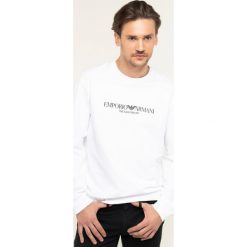 Bluza Emporio Armani 8N1ME8 1J04Z 0100. Białe bluzy męskie Emporio Armani, xl, bez wzorów, z elastanu, bez kołnierzyka, bez rękawów, bez kaptura. W wyprzedaży za 469,00 zł.