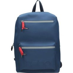 Plecak damski z eko skóry A4 NOBO niebieski - niebieski. Niebieskie plecaki damskie Nobo, bez wzorów, ze skóry, sportowe. Za 164,99 zł.