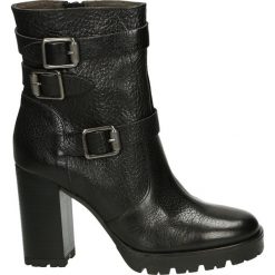Botki - 4796 VES NERO. Czarne botki damskie skórzane marki Venezia. Za 549,00 zł.