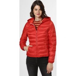 Tommy Jeans - Damska kurtka pikowana, czerwony. Czerwone kurtki sportowe damskie Tommy Jeans, s, bez wzorów, z jeansu, z kapturem. Za 599,95 zł.