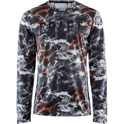 Craft koszulka męska Vent Mesh LS (1908692-007999) S Black. Czarne koszulki męskie Craft, s, bez wzorów, z meshu, sportowe, bez kołnierzyka, z długim rękawem, długie. W wyprzedaży za 215,00 zł.
