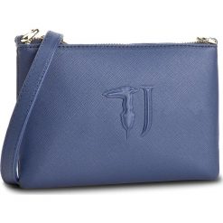 Torebka TRUSSARDI JEANS - Ischa 75B00012 U247. Niebieskie listonoszki damskie marki Trussardi Jeans, z jeansu, na ramię. W wyprzedaży za 229,00 zł.