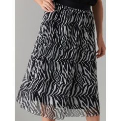 Plisowana midi spódnica - Czarny. Czarne spódniczki damskie Mohito, bez wzorów, midi. Za 89,99 zł.