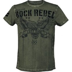 T-shirty męskie: Rock Rebel by EMP Rebel Soul T-Shirt oliwkowy