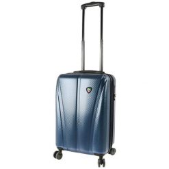 Mia Toro walizka podróżna M1238/3-S niebieski. Niebieskie walizki Mia Toro, bez wzorów, eleganckie. Za 369,00 zł.