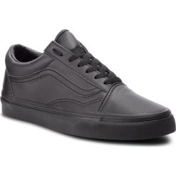 Tenisówki VANS - Old Skool VN0A38G1PXP (Classic Tumble) Blk Mono. Czarne półbuty damskie marki Vans, bez wzorów, z gumy, bez zapięcia. W wyprzedaży za 249,00 zł.