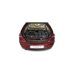 ALFA ROMEO 159 SPORTWAGON, 2005-2011, TORBY DO BAGAŻNIKA 4 SZT KJUST - 7001003. Brązowe torby podróżne KJUST, bez wzorów. Za 1049,00 zł.