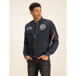 Kurtka bomber Alpha Industries Ma-1 Moon Landing 196125. Czarne kurtki męskie Alpha Industries, m, bez wzorów, z nylonu, bez kaptura. Za 819,00 zł.