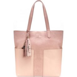 L'Atelier du Sac torebka damska Cristal 9169 kremowa z pashmina. Białe torebki klasyczne damskie L'Atelier du Sac, z aplikacjami, zdobione, bez dodatków. Za 429,00 zł.