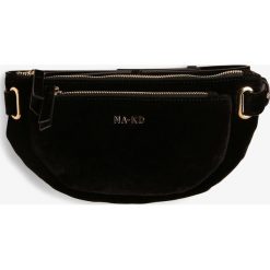 NA-KD - Saszetka damska – Velvet Fanny Pack, czarny. Czarne saszetki damskie . Za 199,95 zł.