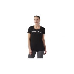 T-shirty z krótkim rękawem Reebok Sport Koszulka Scoop Neck. Czarne bluzki sportowe damskie marki Reebok Sport, s, z krótkim rękawem. Za 79,95 zł.
