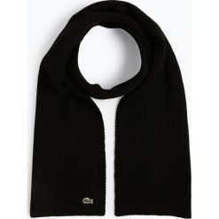 Lacoste - Szalik męski, czarny. Czarne szaliki męskie marki Lacoste, z wełny. Za 199,95 zł.