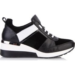 Sneakersy czarno białe. Czarne sneakersy damskie Arturo Vicci. Za 339,00 zł.