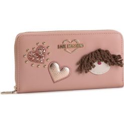 Duży Portfel Damski LOVE MOSCHINO - JC5600PP17LF0 Rosa. Różowe portfele damskie Love Moschino, bez wzorów, ze skóry ekologicznej. W wyprzedaży za 339,00 zł.