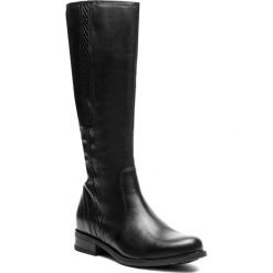 Oficerki LASOCKI - DESA-03 Czarny. Czarne kozaki damskie Lasocki, ze skóry, bez obcasa, na obcasie, bez zapięcia. Za 329,99 zł.