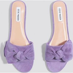 Steve Madden Klapki Truesdale - Purple. Fioletowe chodaki damskie Steve Madden, na obcasie. Za 404,95 zł.