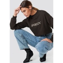 NA-KD Bluza Darlin' - Brown. Brązowe bluzy rozpinane damskie NA-KD, z materiału, długie. Za 121,95 zł.