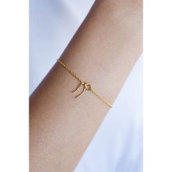 BRANSOLETKA XXV. Żółte bransoletki damskie XXV, złote. Za 19,90 zł.