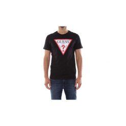 T-shirty z krótkim rękawem Guess M92I17 K6XNO KOSZULKI I OS_ONY ZBIORNIKA m__czyzna BLACK. Czarne koszulki męskie Guess, s, z aplikacjami, bez kołnierzyka, z krótkim rękawem, krótkie. Za 120,41 zł.