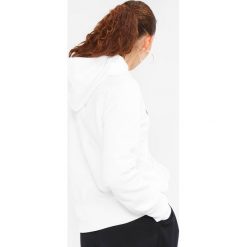 Bluzy rozpinane damskie: Champion Reverse Weave CLASSIC HOODIE LOGO CHEST Bluza z kapturem white