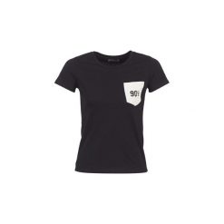 T-shirty z krótkim rękawem Yurban FIALA. Czarne t-shirty damskie Yurban, s, bez wzorów, bez kołnierzyka. W wyprzedaży za 62,30 zł.