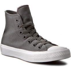 Trampki CONVERSE - Ct II Hi 150147C Thunder/White/Navy. Szare trampki i tenisówki damskie Converse, z gumy. W wyprzedaży za 179,00 zł.