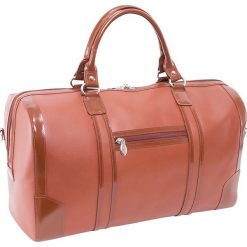 Torba MCKLEIN Kinzie 20 cali Brązowy. Pomarańczowe torby na laptopa Mcklein, w paski, ze skóry. Za 964,99 zł.