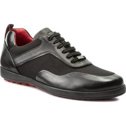 Derby męskie: Półbuty BOSS - Flat 50380214 10204497 01 Black 001