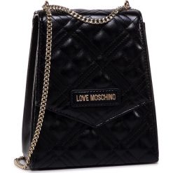 Torebka LOVE MOSCHINO - JC4246PP0AKA0000 Nero. Czarne torebki klasyczne damskie Love Moschino, bez wzorów, ze skóry ekologicznej, wizytowe, bez dodatków. W wyprzedaży za 339,00 zł.