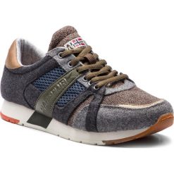 Sneakersy NAPAPIJRI - Rabari 17838010 Grey N80. Szare sneakersy męskie Napapijri, na co dzień, bez wzorów, ze skóry ekologicznej, bez zapięcia. W wyprzedaży za 269,00 zł.