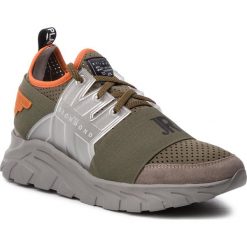 Sneakersy JOHN RICHMOND - 7005 C Taupe. Zielone sneakersy męskie John Richmond, na co dzień, bez wzorów, ze skóry, bez zapięcia. W wyprzedaży za 669,00 zł.