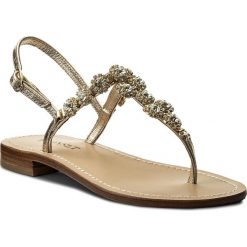 Klapki damskie: Japonki TWINSET – Sandalo CS8TEC Oro Free 00050