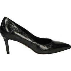Czółenka - 2002 C V NERO. Czarne buty ślubne damskie Venezia, ze skóry. Za 239,00 zł.