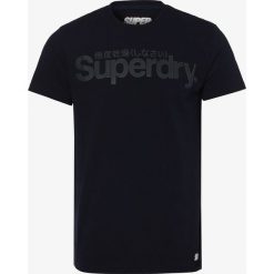 Superdry - T-shirt męski, niebieski. Niebieskie t-shirty męskie Superdry, m, z nadrukiem, z bawełny, eleganckie, bez kołnierzyka. Za 119,95 zł.