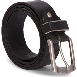 Pasek Męski WRANGLER - Bossing Belt W0B78U101 85 Black. Czarne paski męskie Wrangler, w paski, ze skóry. W wyprzedaży za 149,00 zł.
