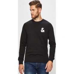 Jack & Jones - Bluza. Szare bluzy męskie Jack & Jones, s, z aplikacjami, z bawełny, z okrągłym kołnierzem, bez rękawów, bez kaptura. W wyprzedaży za 89,90 zł.