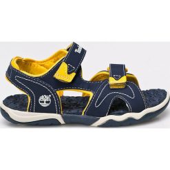 Timberland - Sandały dziecięce. Niebieskie sandały chłopięce Timberland, z gumy, bez zapięcia. W wyprzedaży za 139,90 zł.